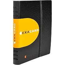 Recharges Pochettes Cartes De Visite Exacompta - Lot De 10 Format A5 - Pour Porte-cartes à Anneaux