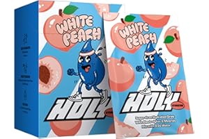 ‎HOLY ENERGY HOLY Hydration 10er Probier-Box 'White Peach' mit Pfirsich Geschmacks Pulver | 10 Portionen mit wertvollen Elektrolyten & Mineralstoffen | Hydration Drink | Vegan mit 100% natürlichen Fruchtaromen