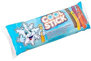 Dedert Alaska Boy Coolsticks | Farbloses, Zuckerfreies Wassereis 16 x 600 ml | 240x Stangeneis mit je 40 ml | 5x vegane Geschmacksrichtungen | Großverpackung zum einfrieren