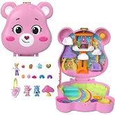 POLLY POCKET&trade; Care Bears Mikro Oyun Seti Polly Pocket ve Care Bears bebekler ve oyun seti, oyuncak araba ve temalı aksesuarla