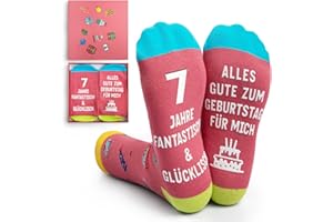 NxnChc Birthday Gifts Socks Girls and Boys Fashion Conscious Gift Box Novelty Ideal Funny Crew Children for Friends and Family Pink Black Blue Orange