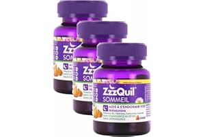 ZzzQuil Sommeil 30 gommes - Arôme MANGUE BANANE Lot de 3 Boites de 30 Gommes (3)
