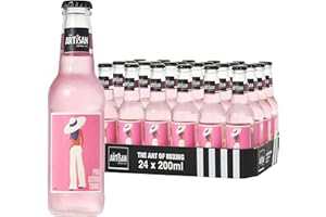 Pink Citrus Tonic Water by The Artisan Drinks Company - 200mlx24 Tonic Water Bottles - Natural Ingredients - Tonic Water for Gin - Grapefruit, Blood Orange, Lemon & a Hint of Basil - Pink Gin Mixer