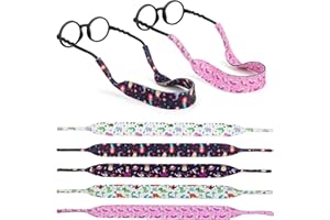 Hifot 5 Piezas Cordones para Gafas de Sol Niños, Correa de Neopreno para Retención Gafas, Flotante Correa Gafas