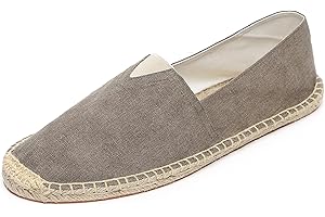 Altxic Herren Komfort Canvas Slip on auf Espadrilles Flache