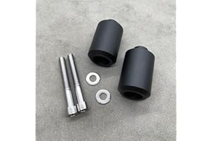 ByoBLu Motorrad Motor Zubehör Teile Sturzpads Fallende Crash-Protektoren Schwarz Kompatibel mit Yamaha YZF FZ6 FZ600 FAZER 2004-2008 (Color : Black, Size : A)