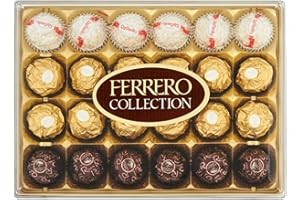 24 Ferrero Rocher Collection chocolat truffes - Raffaello, RondNoir, Rocher. 269g de plaisir