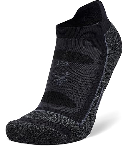 Balega Unisex Performance Athletic hardloopsokken, grijs (houtskool), M
