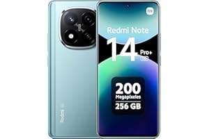 XIAOMI Redmi Note 14 Pro+ 5G Smartphone, 8+256Go, Bleu, 200MP Pro-Grade AI Camera, IP68, 120W HyperCharge, fonctionnalités AI (Pas de Chargeur Inclus)