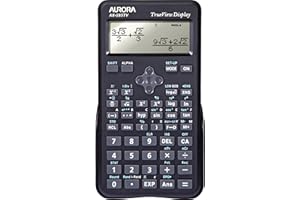 Aurora Dot Matrix Scientific Calculator - Black (Pack of 1), AX-595TV