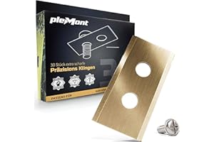 Plemont Cuchillas Worx Landroid de Titanio [Set de 30 Piezas] – Cuchillas universales de Repuesto para Robot cortacésped Worx ® - Cuchillas de Repuesto