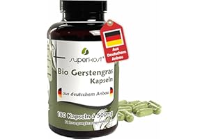 ‎SUPERKOST Superkost Bio Gerstengras Kapseln Hochdosiert 1500mg pro Tagesdosis 180 Kapseln á 500mg Hergestellt in Österreich