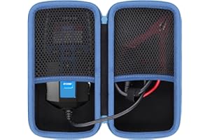 Khanka pour TOPDON BT200 Testeur de Batterie de Voiture Étui Rigide, Sac de Rangement Protecteur pour Testeur de Batterie de Voiture TOPDON BT200-A 12V 24V Testeur de Charge, Étui Seulement