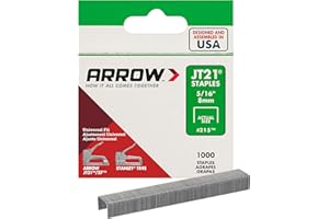 Arrow 160728 JT21 Boîte de 1000 Agrafes 8 mm