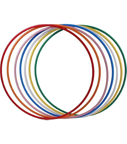 Cerchio Hula Hoop Grevinga – Diametro 70 Cm, Colore Rosso, Per Fitness E Divertimento - 3