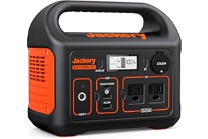 Jackery Portable Power Station Explorer 300, 293Wh Backup Lithium Battery, 110V/300W Pure Sine Wave AC Outlet, Solar Generator (Solar Panel Not Included) for Outdoors Camping Travel Hunting Blackout