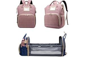 AZOOKEN Baby Changing Bag Backpack,Multifunction Baby Bags Mummy Shoulder Bag for Travel Shopping Camping with Bed Unisex for Moms & Dads