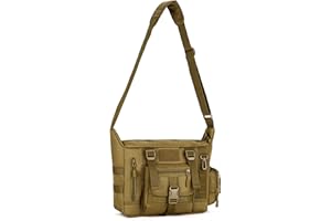 Yakmoo Gran Bolsa de Bandolera Impermeable Estilo Militar Táctico Nylon Molle Sistema Bolsa de Hombro Deportiva Bolsa de Pecho al Aire Libre