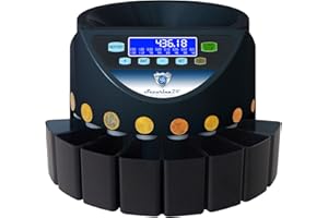 Contamonete Euro SR1200 LCD Securina24 (Nero - Bluelabel - SBB-LCD)