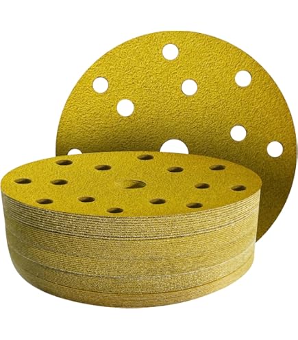 WAbrasive - Dischi Abrasivi A Secco E Bagnati, 150 Mm, Con 48 Fori, K120, Set Da 50 Pezzi, Carta Vetrata Bagnata Di WAbrasive, Adatto Per Festool Rotex 150 Con Piastra Abrasiva Da