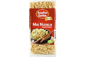 ‎BAMBOO GARDEN Bamboo Garden - Mie Nudeln | Instant-Nudeln für die asiatische Küche | Ideal für gebratene Nudeln oder Suppen | Vegan | 250 g im Beutel