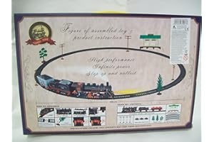 IDEN VOLKER RASEHORN Eisenbahn mit Bahnhof Schienen und Anhängern