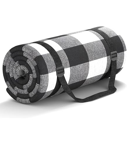 Couverture Pique-Nique Imperméable Ultralégère 200x200cm - Portable Avec Sac Et Piquets