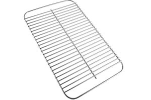 EasiBBQ 80631 Stainless Steel Grill Grate for Weber Go-Anywhere Charcoal and Gas Grill, Replaces 70211, 3634, 67195, 16" x 10"