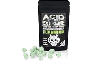 ‎RED DEVILS TASTE RED DEVILS TASTE ULTRA SAURERE APFELBONBONS - ACID SKULL EXTREME