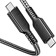 ConnBull Thunderbolt 4 Cable 40Gbps High Speed USB C Cable Supports 240W Fast Charing and 8K@60Hz/ 4K@144Hz Display Compatible with Thunderbolt 3/USB 4 Macbook, iPad, and More 1M