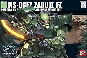 BANDAI MS-06FZ Zaku II FZ Kai Custom GUNPLA HGUC High Grade Gundam 0080 1/144