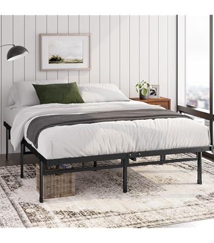 Metal Bed Frame Twin Heavy Duty Twin XL Bed Frame With Rounded