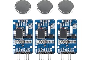 RTC IIC Modulo Precision Clock,QIQIAZI Tempo Reale Modulo Orologio RTC Sensore con Batteria compatibile con Arduino（3PCS)
