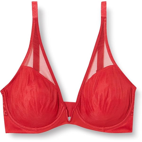 Pepe Jeans VELVET BRA B, Reggiseno Donna, Rosso (Bordeaux),S