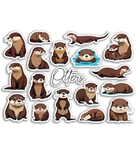 DV DESIGN A5 Aufkleberbogen Eichhörnchen – Glänzende Vinyl-Sticker Für Scrapbooking & Deko