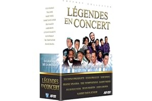 Légendes en concert : Luciano Pavarotti + Elvis Presley + Tom Jones + Frank Sinatra + The Temptations + Barry White + Julio Iglesias + Dean Martin + James Brown + Sammy Davis Jr. [Francia] [DVD]