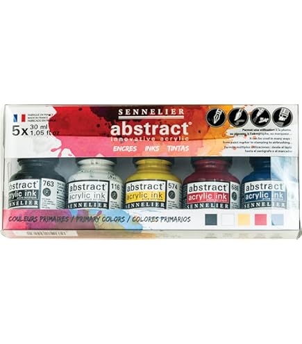 Sennelier Inchiostro Per Artisti – Flacone 30 Ml – Blu Cobalto – Con Gommalacca – Per Calligrafia E Disegno