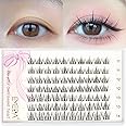 EMEDA Cluster Lashes 70 Pcs DIY False Eyelashes C Curl Individual Lashes 11mm 12mm 13mm 14mm Manga Lashes DIY Eyelash Extensions Thin Band Natural Cluster Lash Kit (Mix 11-14mm)