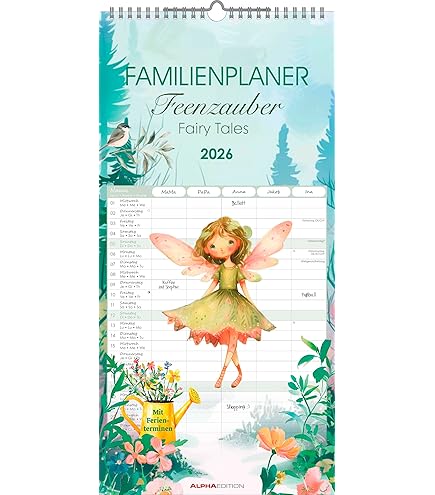Little Lovely Planner 2024 Familienplaner - Familien-Timer - Termin-Planer - Kinder-Kalender - Familien-Kalender - 22x45 / Nejlevnější Knihy