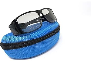 Gafas 3D pasivas Hi-SHOCK para TV 4K 3D compatibles con LG, Grundig, AG-F420, PTA417, TDG500P, TY-EP3D20E, PX1821E-1TVA | incluye estuche [Tecnología 3D de polarización]
