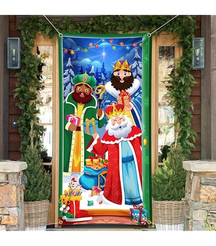 VidaXL Figura Natalizia Dei Tre Re Magi Con 504 LED – Decorazione Luminosa Da Esterno 99,5x45,5 Cm, Effetto Speciale