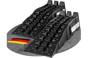 ‎WERKTHOR WERKTHOR Auffahrrampe PKW - [2er Set] Auffahrrampen für maximalen Halt [<5T] - Hochbelastbare Rampe Auto für jeden Untergrund - Auto Rampen 2 Stück