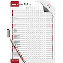 UOCAI Wochenplaner Magnetisch Für Kühlschrank - Abwischbarer Essensplaner Mit Stiften