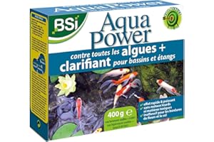 BSI - Aqua Power - Double Action - Anti-Algues - Clarifiant - Liquide - Pour Bassins Et Etangs - 400 g, 19.3 cm