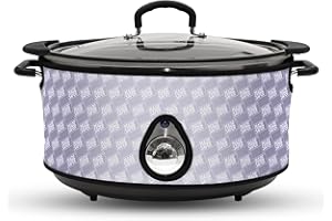 HOTPLATE MADE SAFER Made Safer - Portable Slow Cooker, Electric Cooker for Overnight Cooking, Versatile and Dependable Slow Cookers, Lightweight Electric Cooking Appliances, Removable Pot, 8L