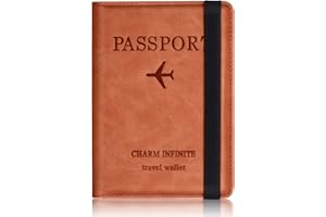 Toctax Reisepasshülle, Reisepasshülle mit RFID-Blocker, Reisepasshülle für Damen und Herren, Reisetasche für Reisedokumente, Ausweishülle für Reisedokumente