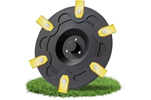 O OLAX Disco Lame per Robot Tosaerba, Compatibile con i Robot Tosaerba della per Segway per Navimow i - per i105E, i108E e i110E, per Robot Tosaerba è Dotato di 6 Lame e 6 Viti
