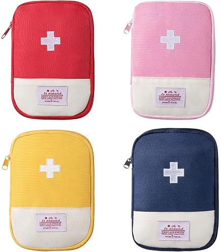 Pochette Organisateur Imperméable 17cm - Trousse à Pilules, Médicaments, Maquillage | Parfaite Pour Voyage, Randonnée, Maison