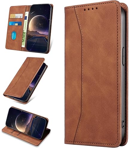 Salanheo Cover per Huawei P Smart 2019 / Honor 10 Lite, Antiurto Flip Case Pelle Libro Portafoglio Custodia con Slot per Schede Magnetica Custodia Gatto