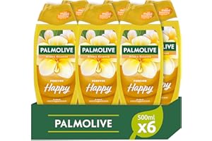 Palmolive Bagnoschiuma Aroma Essence Forever Happy 500ml I Con tecnologia di profumazione per migliorare l'umore I 95% di ingredienti di origine naturale* I Vegano I Bottiglia riciclabile